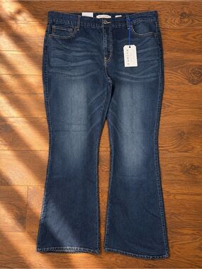 eunina Classic Boot Cut Low Rise Regular Jeans Sz 3X NWT